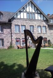 Harp at chalet
